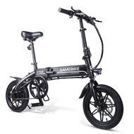 Samebike 14 Inch Folding Electric Bike Power Assist Electric Bicycle E-Bike Scooter 250W Motor