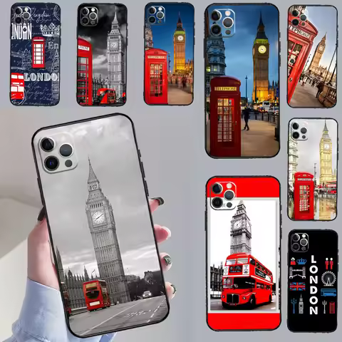 London Bus England Big Ben Case For Oppo A74 A57 A17 A77 A18 A38 A58 A78 A98 A54 A94 A80 A60 A40 A96