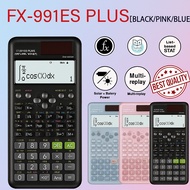 Kalkulator Saintifik FX-991ES PLUS Black/Blue/Pink Scientific Calculator Original Dual Solar + Batte