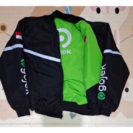 GOJEK REVERSIBLE JACKET ALL GOJEK GREEN AND GOJEK COOL ITEM