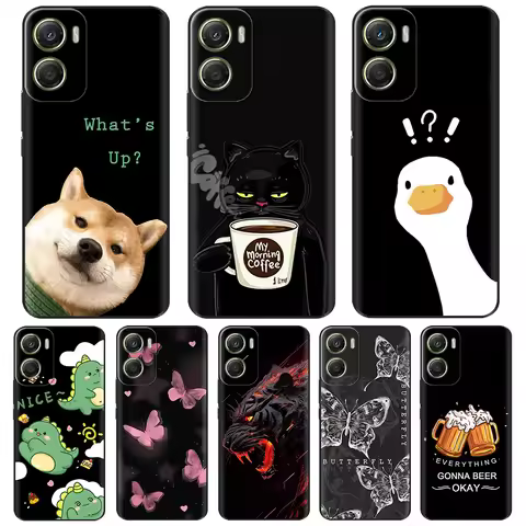 Shockproof Case For Motorola Moto G06 Case Soft Cute Printed Silicone Back Cover Shell for Moto G06 