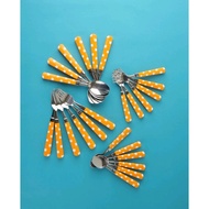 Green99 Store /Vicenza Stainless Steel/Spoon set/B240C/Tampa Rack/Orange