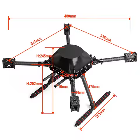 Flyroun LX450 450 Class Multicopter Drone Frame Kit 4-Axis Control RC MK DIY Assembly Quadcopter Hel