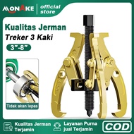MONAKE German Tool Treker 3 Feet 3/4/6/8inch inch 3 Jaw Tracker Three-Jaw 3-Jaw Puller Gear Puller 3