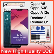 Original LCD For OPPO A3S / A12E / A5 REALME C1 / REALME 2  LCD Touch Screen with frame Replacement