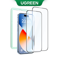 UGREEN 2pcs Screen Protector for iPhone 16 pro max 16 pro 15 iPhone 15 Plus iPhone 15 Pro Max Temper