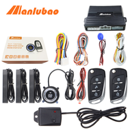 Manlubao 6-B【Universal】Keyless Entry Push Start Button Remote Kit Car Alarm Start Security System Vi