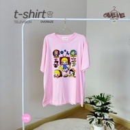 [ผ้าฝ้าย 100%] ใหม่ เสื้อยืด Oversize ลาย Television อก 44” ยาว 27” งานป้าย Just A Chill Day ผ้า Cot