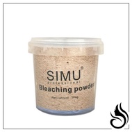 Simu Professional Bleaching Powder 500g Simu Bleach Salon Professional Serbuk Peluntur Rambut Blond 