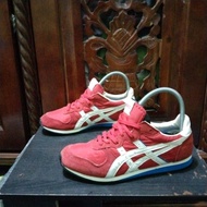 sepatu asics corrido red/white second original bekas