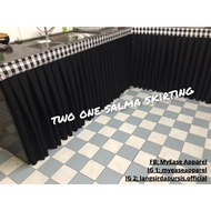 Skirting Dapur Design 1 Layer / Langsir Dapur / Skirting Tabletop / Skirting Meja / Skirting Kabinet