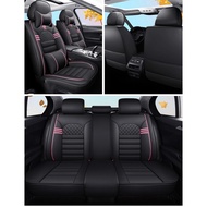 Perdana v6 vios 2013 hilux inspira semi leather seat cover《ZP》