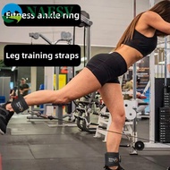 NAESV 1 Pair Fitness Training Ankle Buckle, Compression Foot Strap Adjustable Fitness Ankle Straps, 