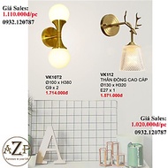 AZP - ĐÈN ỐP VÁCH / ĐÈN TRANG TRÍ / ĐÈN TREO TƯỜNG PHÒNG KHÁCH, PHÒNG NGỦ, NHÀ HÀNG, KHÁCH SẠN AZP-V