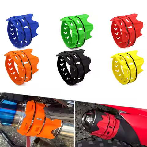 Motocross Exhaust Tail Pipe Protector Cover Guard For Husqvarna TC FC TE TE i FE TX FX 125 250 300 3
