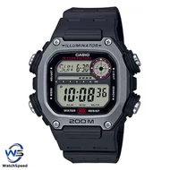 Casio DW291HX-1A DW-291HX-1A Digital Black Resin Band Watch