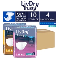 (Official Store) LivDry Trusty Slip Tape Plus / TENA Proskin Slip Super Adult Diapers