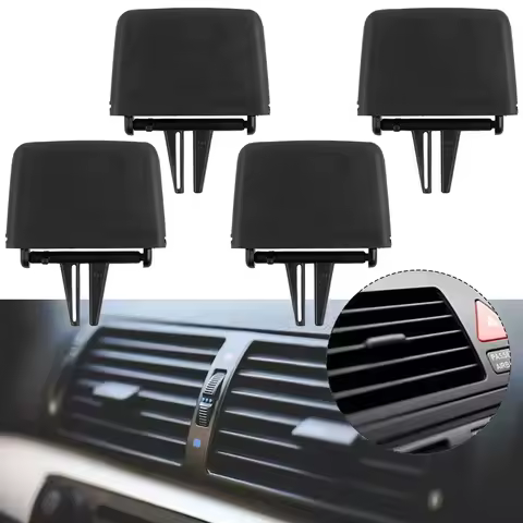 4PCS Car Front A/C Air Vent Outlet Tab Clip Repair Kit For BMW 3 Series E90 E91 E92 Air Conditioning