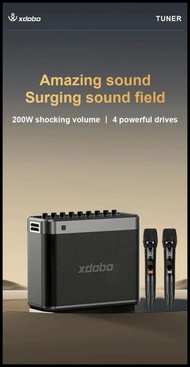 Xdobo Tuner 200W Big Power Powerful Portable Bluetooth Speaker Terbaru