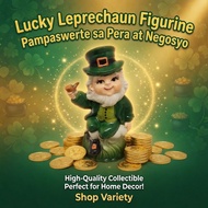 4" LUCKY DWARF LAPRECHAUN FIGURINE