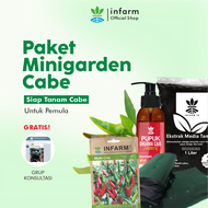 Paket Minigarden Cabai Berkebun Siap Tanam POC Cabai Media Tanam Polybag 2 Benih