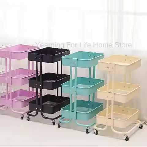 Metal Black Salon Trolly Lashes Food Storage Trolley Pedicure Rolling Spa Machine Cart Carrello Con 