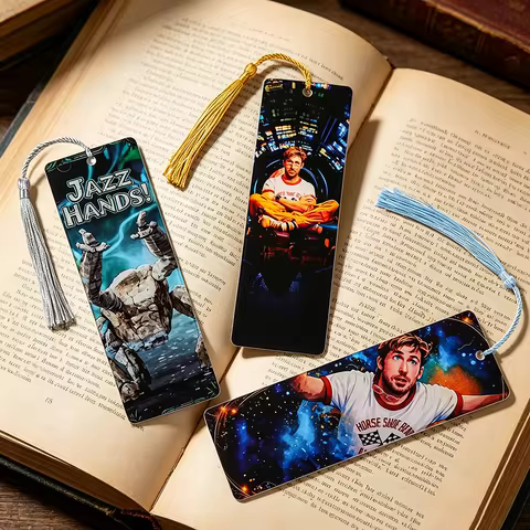 AICase for Project Hail Mary Merch Bookmark, for Movie Rocky Amaze Amaze Amaze Metal Bookmarks Sci-F