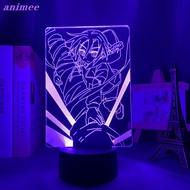 Anime Shakugan No Shana Led Night Light for Bedroom Decor Light Brithday Gift Manga Shakugan No Shana 3d Table Lamp Acrylic+A*S