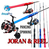 Termurah Aquapro Joran Set Ultralight 2-6LB Joran Pancing Casting