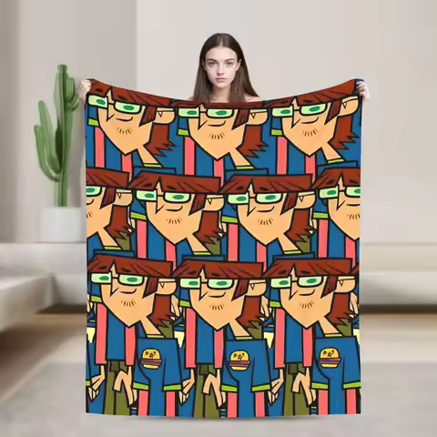 Totals Dramas Harold Knitted Blanket Flannel Throw Blankets Bed Sofa Decoration Soft Warm Bedspread