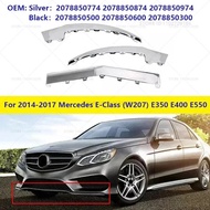 For 2014-2017 Mercedes E-Class (W207) E350 E400 E550 Front Bumper Trim 2078850774 2078850874 2078850