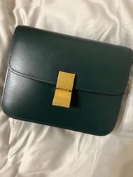 Celine Classic Teen Box 墨綠