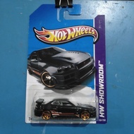 Hotwheels NISSAN SKYLINE GTR R34 HOTWHEEL NISAN SKY LINE GT-R R-34