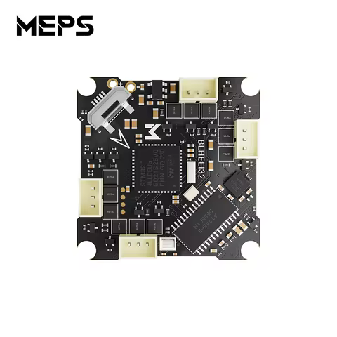 MEPS F411 15A 1S AIO Flight Controller Whoop Blheli_32 OSD BEC Direct Plug-in Motor for FPV Micro Dr