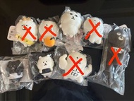 Nagano joke bear 自嘲熊 背包熊 大隻熊 溫柔熊 吊飾 掛件 黑白熊杯套 日版