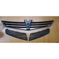 PROTON EXORA BOLD FRONT BUMPER UPPER GRILLE AND BUMPER SIDE GRILL E ORIGINAL READY STOCK