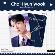 NEWEST COLLECTION PHOTOCARD ATOR CHOI HYUN WOOK VOL.1 UNOFFICIAL 2 SIDES GLOSSY LAMINATION FRONT BAC