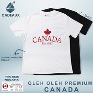 CANADA 47 SOUVENIR T-Shirt CANADA COUNTRYTAG 24s Combed Cotton T-Shirt SOUVENIR PREMIUM GIFT