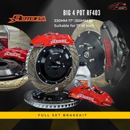 Rotora RF403 4 Big Pot Full Set Brake Kit