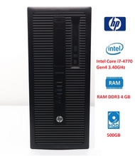 HP EliteDesk 800 G1 Tower PC -Intel Core i7-4770 Gen4 3.40GHz -RAM 4GB -HDD 500GB -DVD-RW (ออกใบกำกั