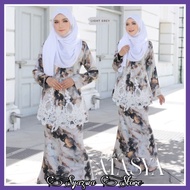 🔥🔥𝗥𝗮𝘆𝗮 𝗖𝗼𝗹𝗹𝗲𝗰𝘁𝗶𝗼𝗻 𝟮𝟬𝟮𝟯🔥🔥Baju Kebaya Corak Premium Trending Design Baju Raya 2023 Kebaya Labuh Atasya