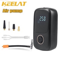 KEELAT Mini Air Pump 10Bar 150PSI Portable Electric Wireless Tyre Inflator For Car Blke Moto
