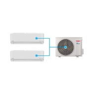 TOSOT大松牌1.0匹+1.5匹一拖二R32等離子空氣淨化變頻淨冷多聯式分體式冷氣機(附遙控)S912VC50