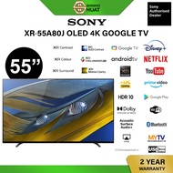 Sony OLED XR-55A80J 55 Inch 4K UHD Android TV Google TV HDR Smart TV 55A80J