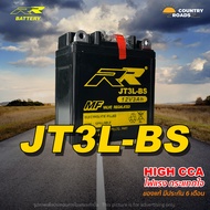 ใหม่! แบตเตอรี่ RR JT3L-BS เทียบเท่า Yuasa YB3L สำหรับ Yamaha Alfa Belle Mate RXZ TZM Y100 / Suzuki Akira Raider