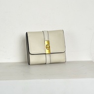 JWETNIK WW-11WT WHITE ELLE HIGH QUALITY LEATHER TRIFOLD WALLET (NO LOGO)