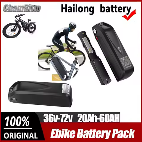Hailong Battery 36V 48V 52V 72V 20Ah 30Ah 40Ah 50Ah for Bafang BBS02 BBS03 BBSHD Motor Hailong Batte