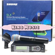 mic wireless shure slx24 slx 24 beta58 single mic