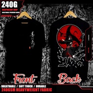 (Black Anime T-shirt) Uchiha Itachi T-shirt - Nauto Printed T-shirt