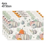 [Sensodaily】 Bộ Tấm lót đĩa ăn lễ Tạ ơn Halloween 18x12 inch cho trang trí bàn ăn [hàng sẵn 50%]